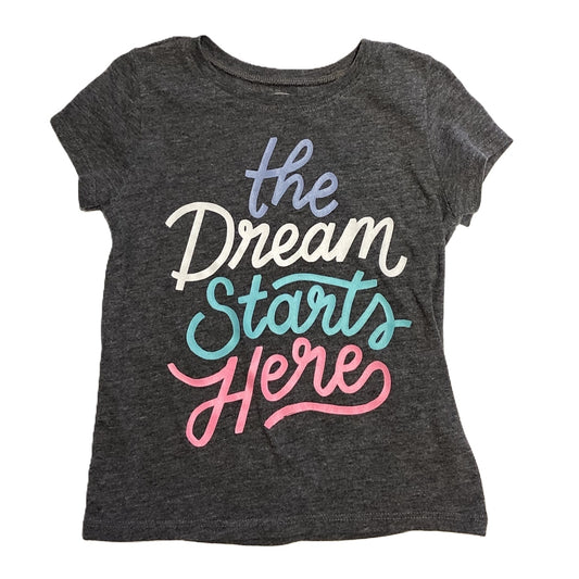 3T Girls Old Navy Gray The Dream Starts Here Tshirt