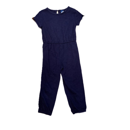 3T Girls Old Navy Navy Blue Romper with Keyhole In The Back