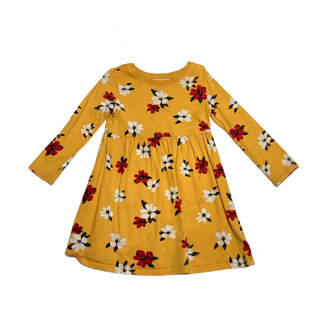 3T Girls Old Navy Yellow Floral Dress