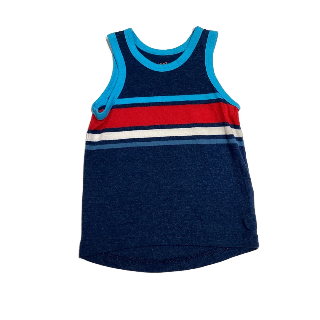 9-12 Boys Cat & Jack Multi-Colored Striped Tank Top