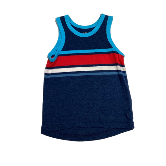 9-12 Boys Cat & Jack Multi-Colored Striped Tank Top