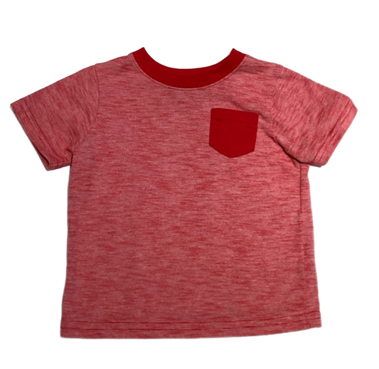 9-12 Boys Garanimals Red and White T-Shirt with Red Pocket