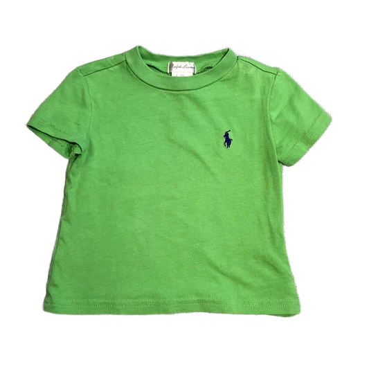 9-12 Boys Ralph Lauren Lime Green T-Shirt