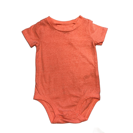 9-12 Boys Carter's Neon Orange Basic T-Shirt Onesie