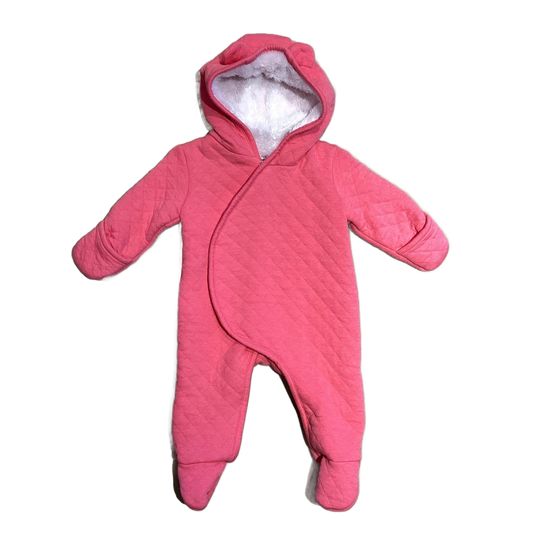 NB Girls Carter's Salmon Quilted Bunting