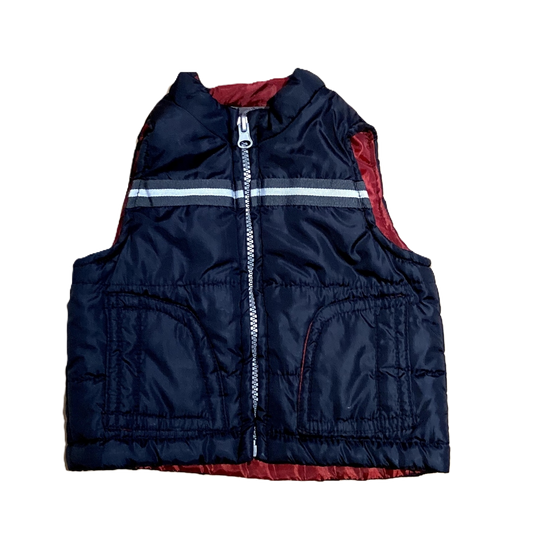 3-6 Boys  Kids Headquarters Navy Blue Puffer Vest