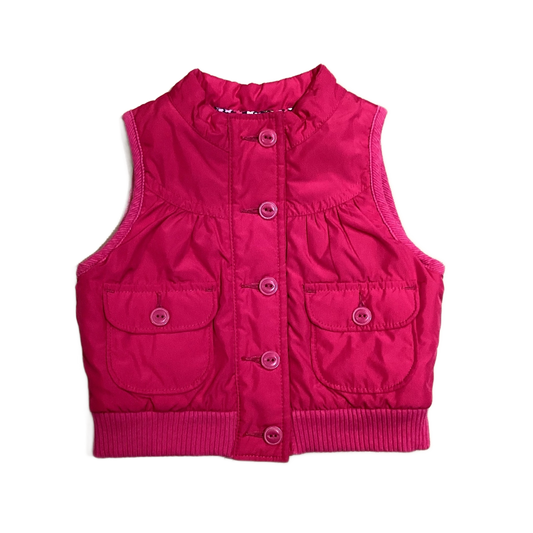 3-6 Girls Baby Gap Hot Pink Vest
