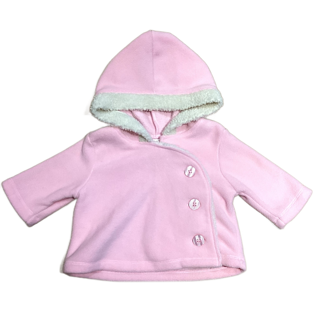 3-6 Girls Gymboree Pink Side Button Jacket