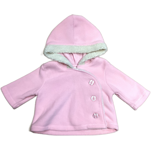 3-6 Girls Gymboree Pink Side Button Jacket