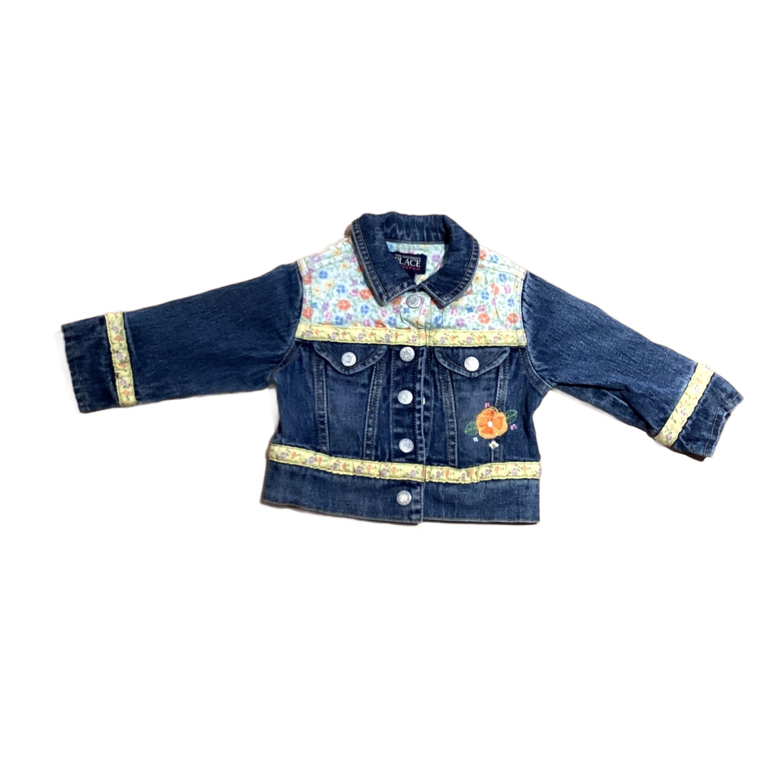 6-9 Girls The Children's Place Denim Jacket w/Floral Accents