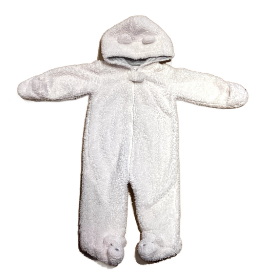 6-12 Girls Carter's White Sherpa Bunting