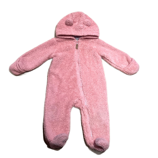 6-12 Girls Carter's Dusty Rose Sherpa Bunting