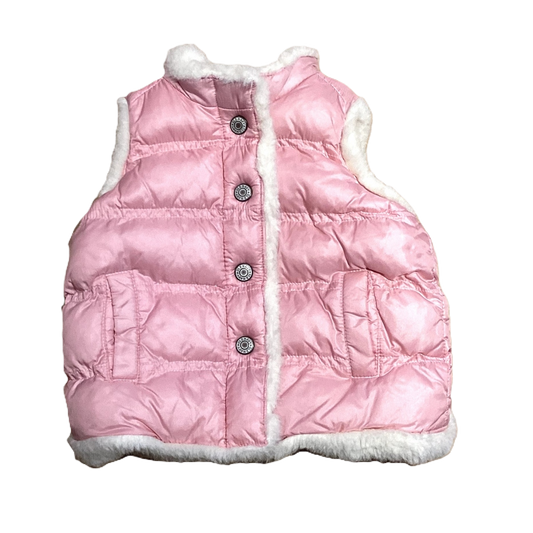 18-24 Girls Old Navy Dusty Pink Lined Puffer Vest