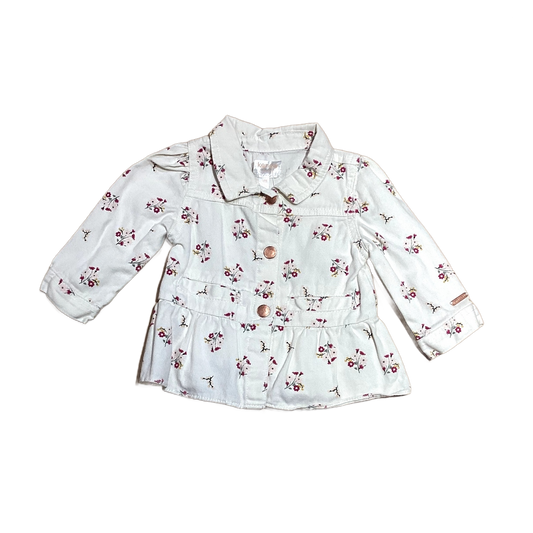 12-18 Girls Kensie Baby Ivory Floral Jacket