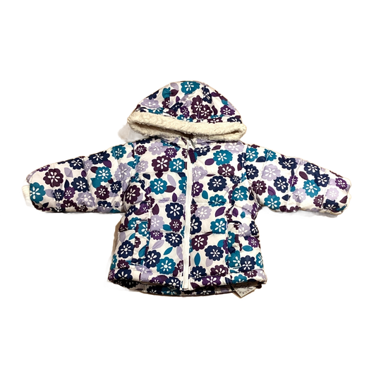 12-18 Girls Old Navy Bold Floral Puffer Coat