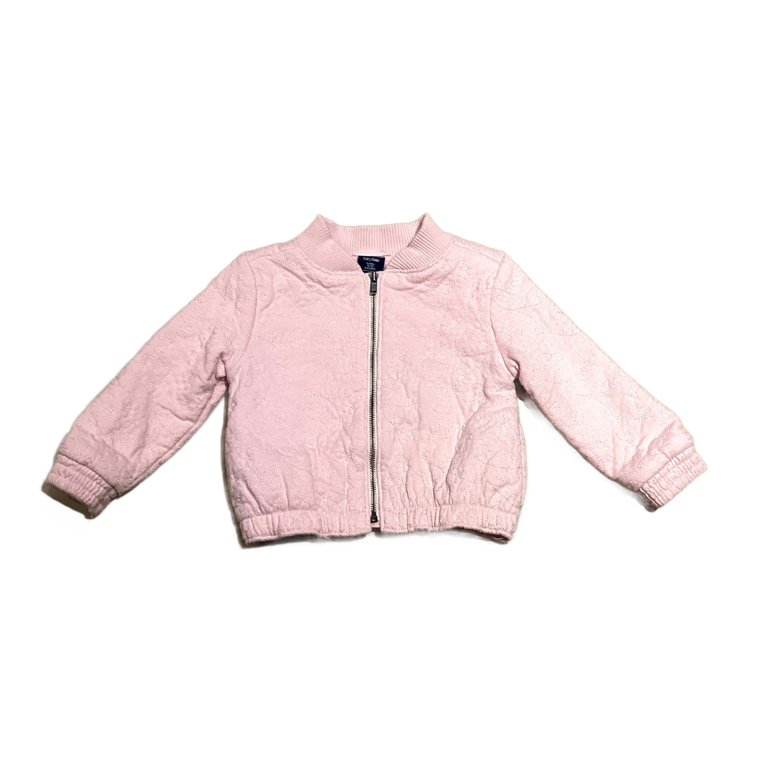12-18 Girls Baby Gap Dusty Pink Embroidered Jacket