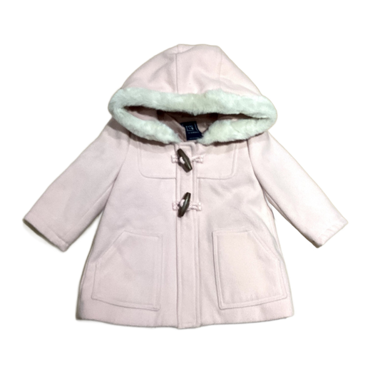 12-18 Girls Baby Gap Pale Pink Toggle Button Coat