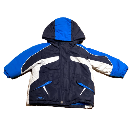 12-18 Boys Pacific Trail Navy Lined Ski Jacket
