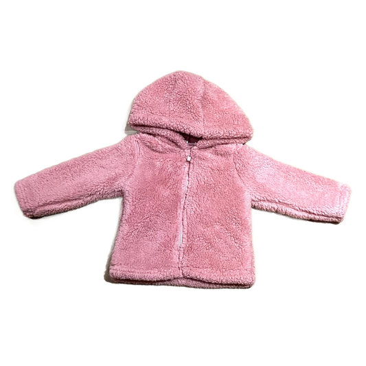 9-12 Girls Just One You Dusty Pink Sherpa Jacket