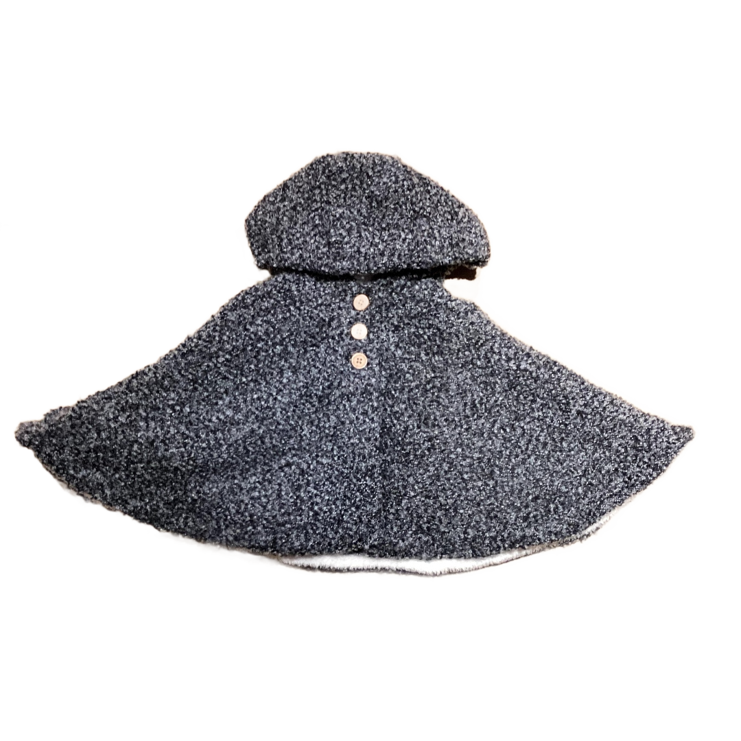9-12 Girls Carter's Black/Gray Shawl