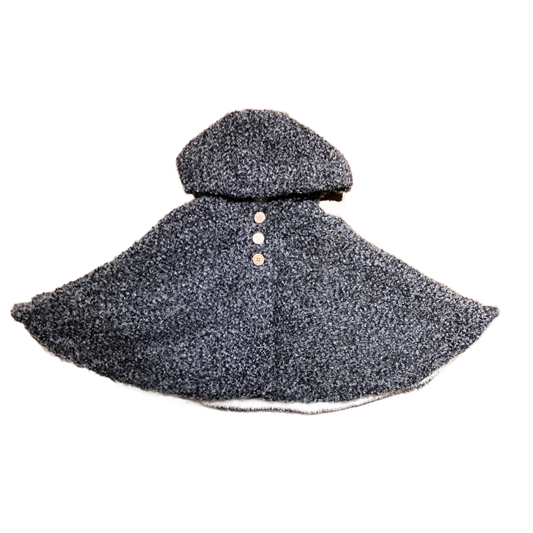 9-12 Girls Carter's Black/Gray Shawl