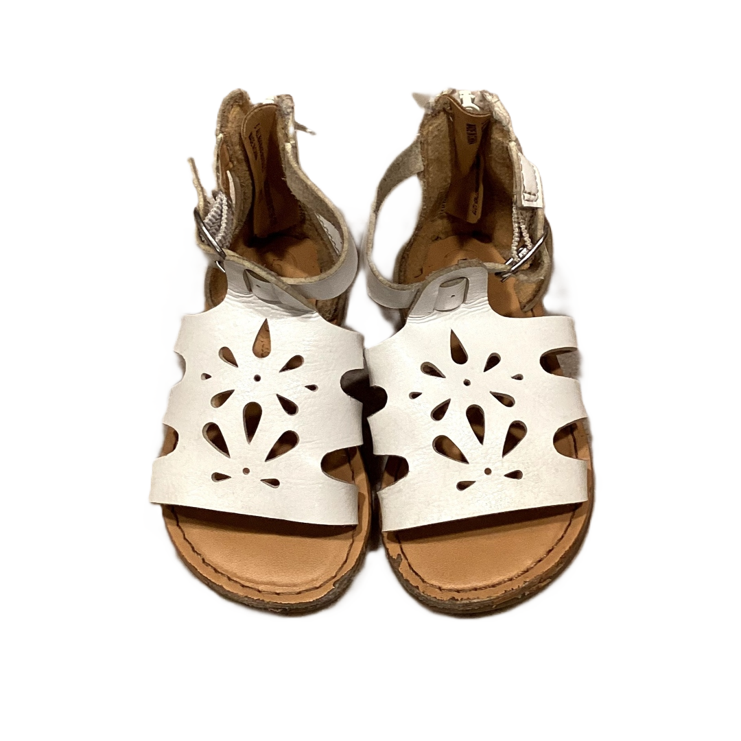 Size 5 Cat & Jack White Cut Out Sandals