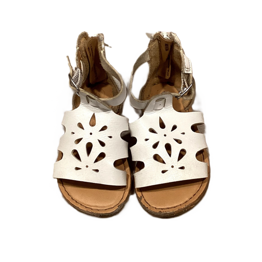 Size 5 Cat & Jack White Cut Out Sandals