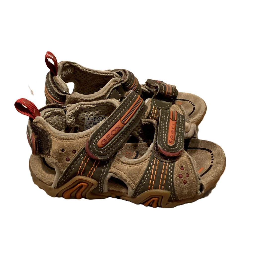Size 7 Geox Brown Suede Hiking Sandals