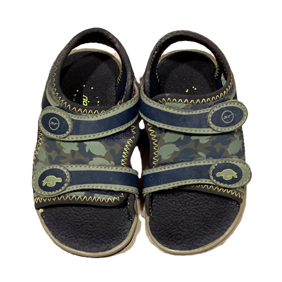 Size 7 Stride Rite Navy/Camo Sandals