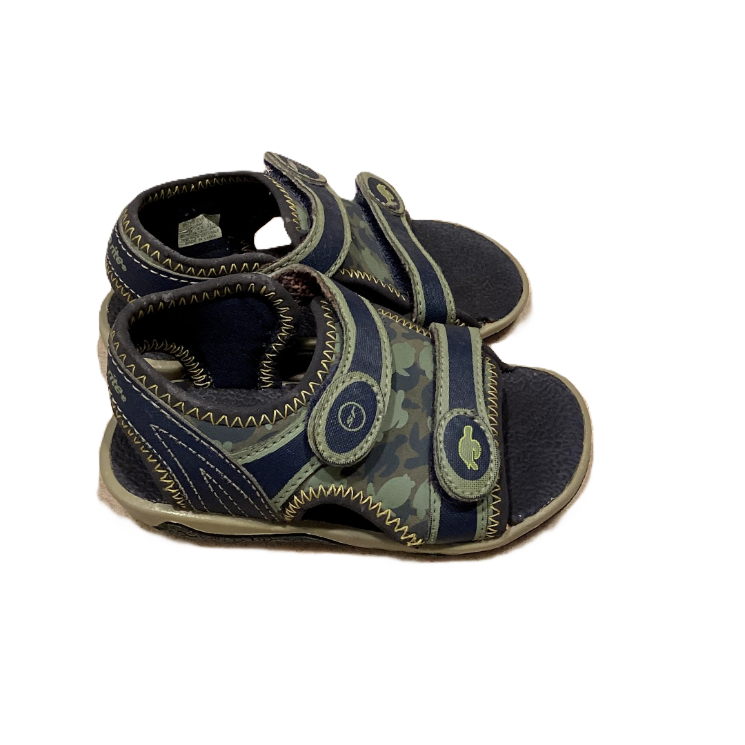 Size 7 Stride Rite Navy/Camo Sandals