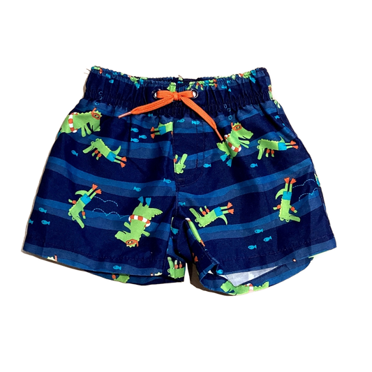 0-3 Boys Gymboree Dinosaur Swimming Trunks