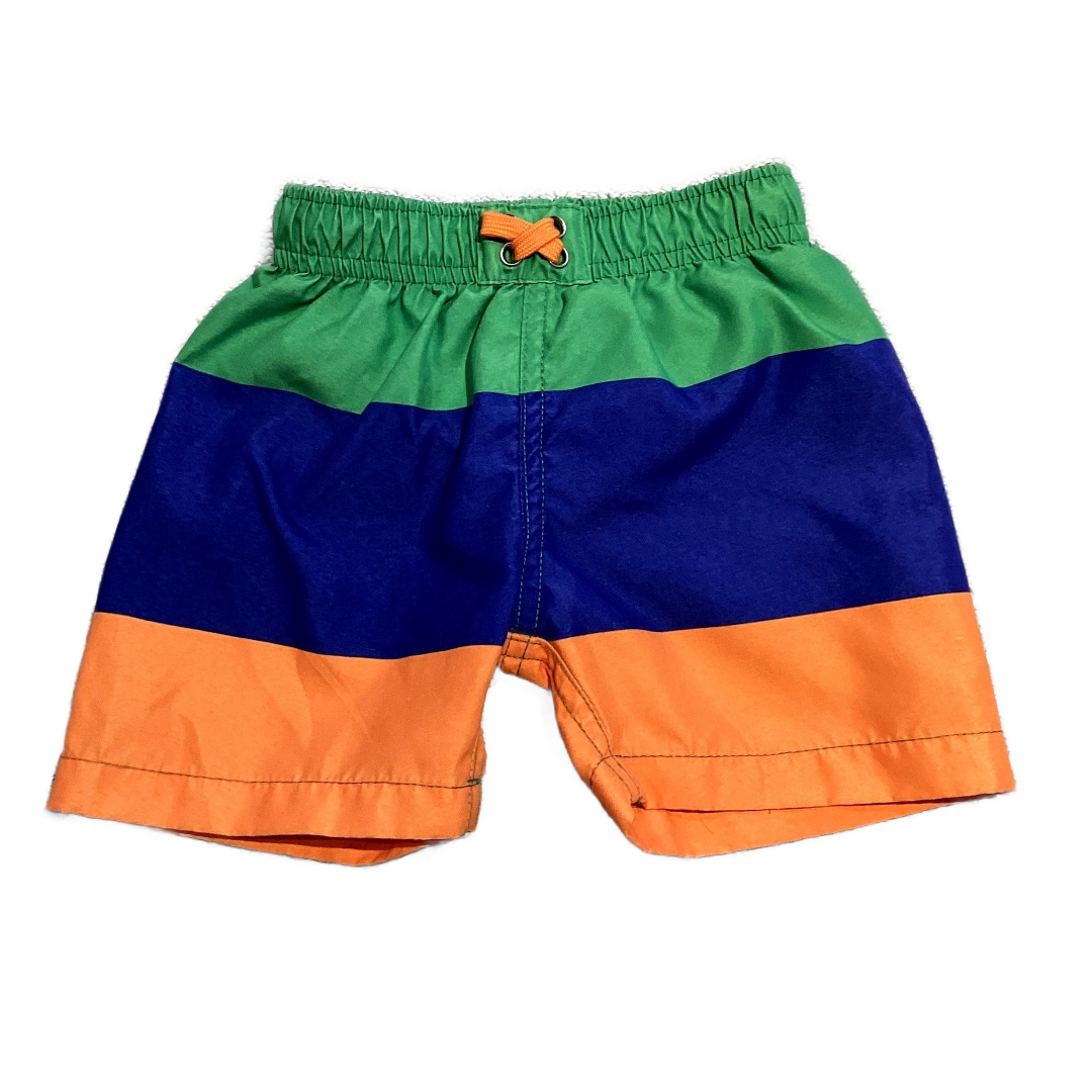 3-6 Boys Wetsuit Club Green, Orange and Blue Trunks