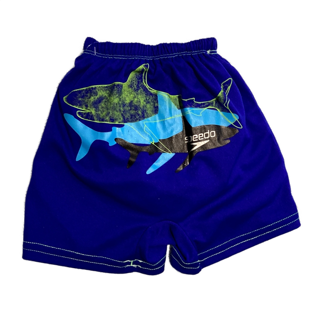 3-6 Boys Speedo Royal Blue Shark Trunks