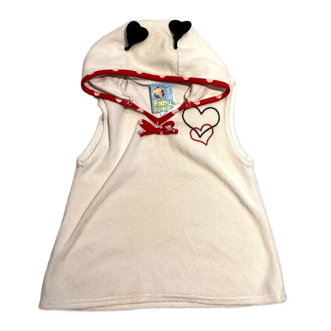 12-18 Girls Baby Buns White Terrycloth Cover Up