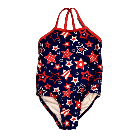 18-24 Girls Op Red/White/Blue One Piece w/Stars