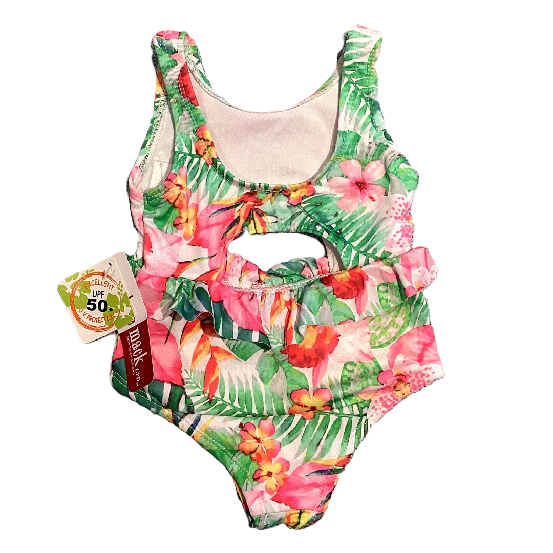 2T Girls Penelope Mack Nwt Tropical One Piece w/Cutout