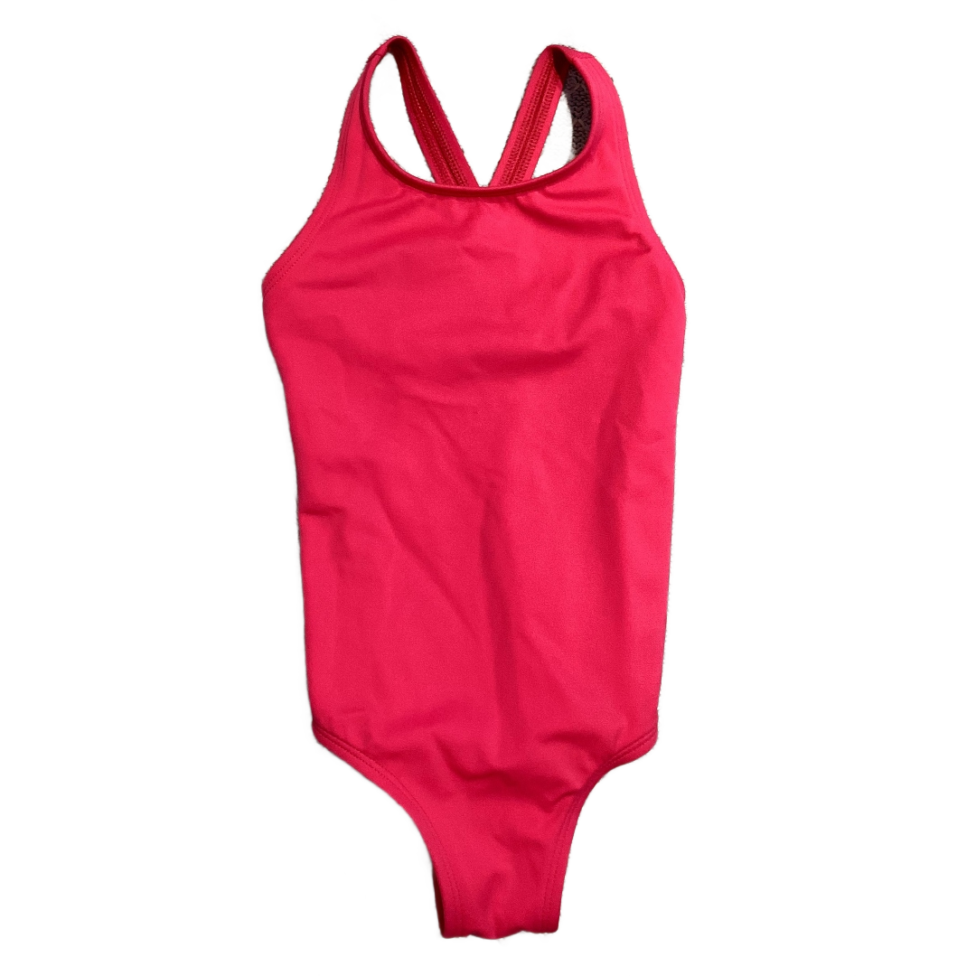 3T Girls Land's End Hot Pink One Piece Swimsuit