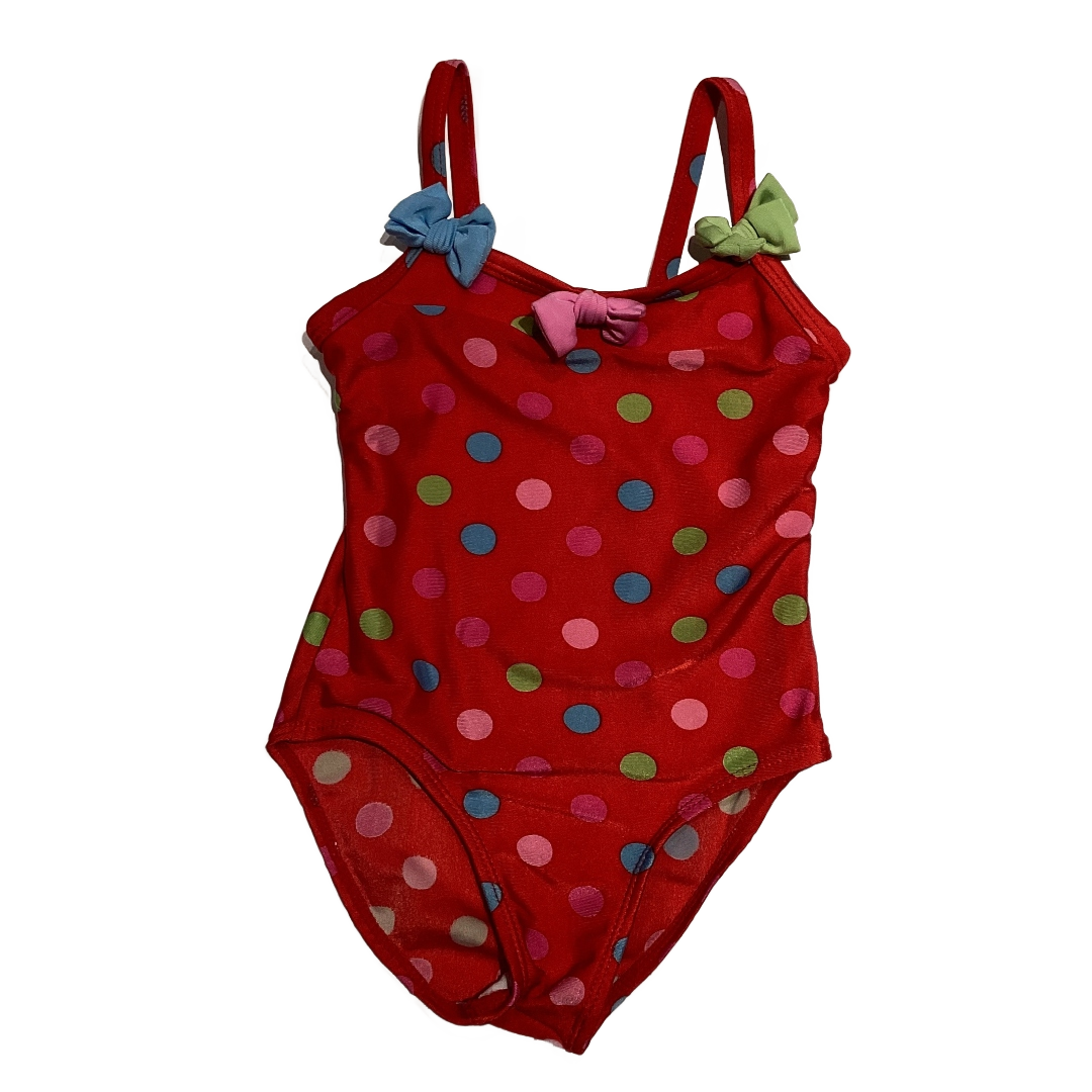 18-24 Girls Wonder Kids Red One Piece w/Polka Dots