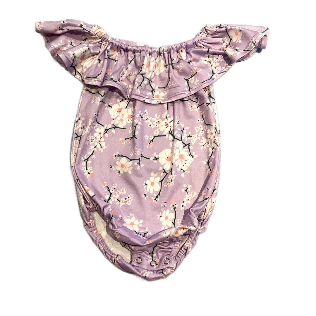 3T Girls Bailey's Blossoms Lavender Floral Bodysuit