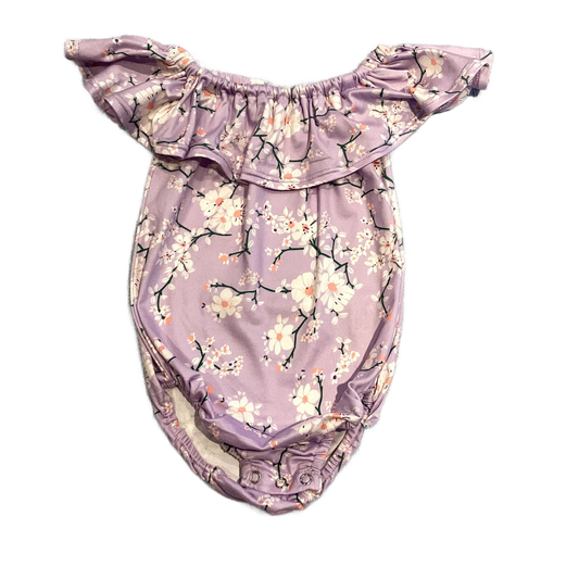3T Girls Bailey's Blossoms Lavender Floral Bodysuit