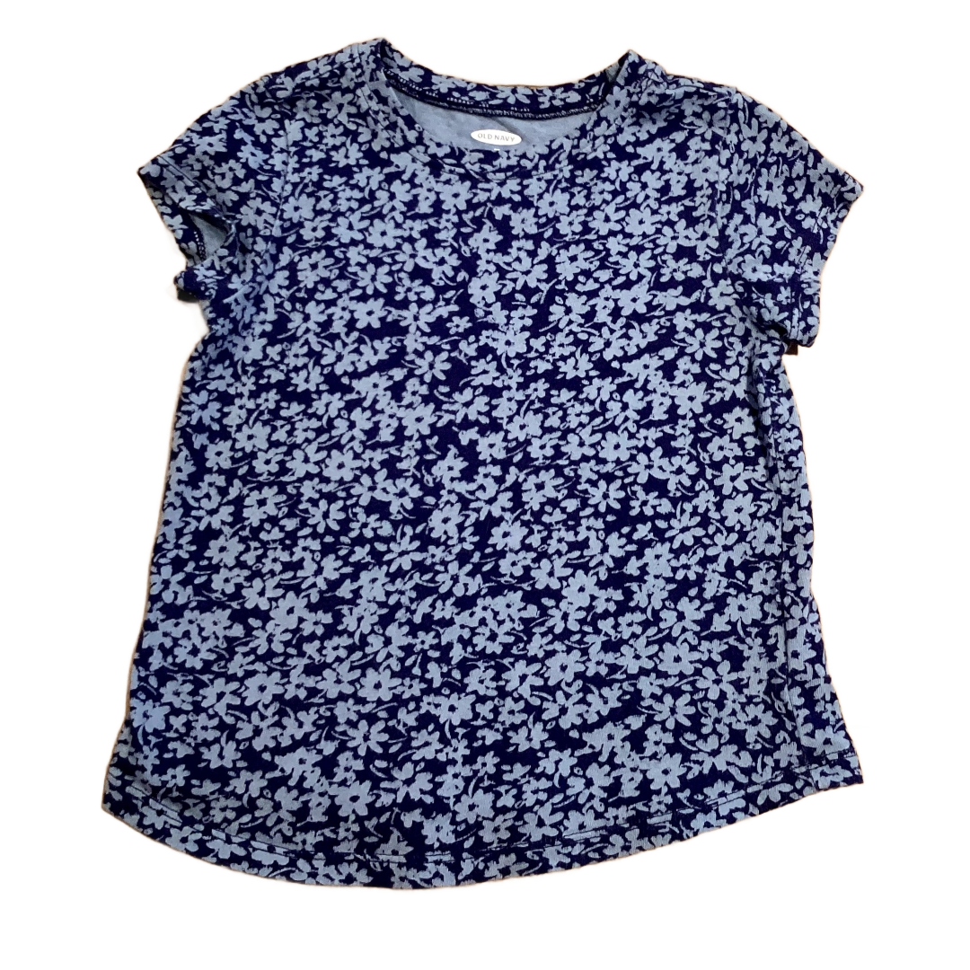 3T Girls Old Navy Blue Floral Tshirt