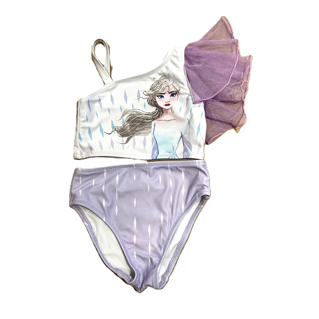 3T Girls Frozen Two Piece Swimsuit w/Elsa