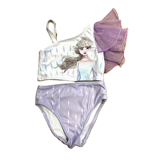 3T Girls Frozen Two Piece Swimsuit w/Elsa
