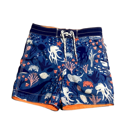 3T Boys Baby Gap Blue Swim Trunks w/Sea Creatures