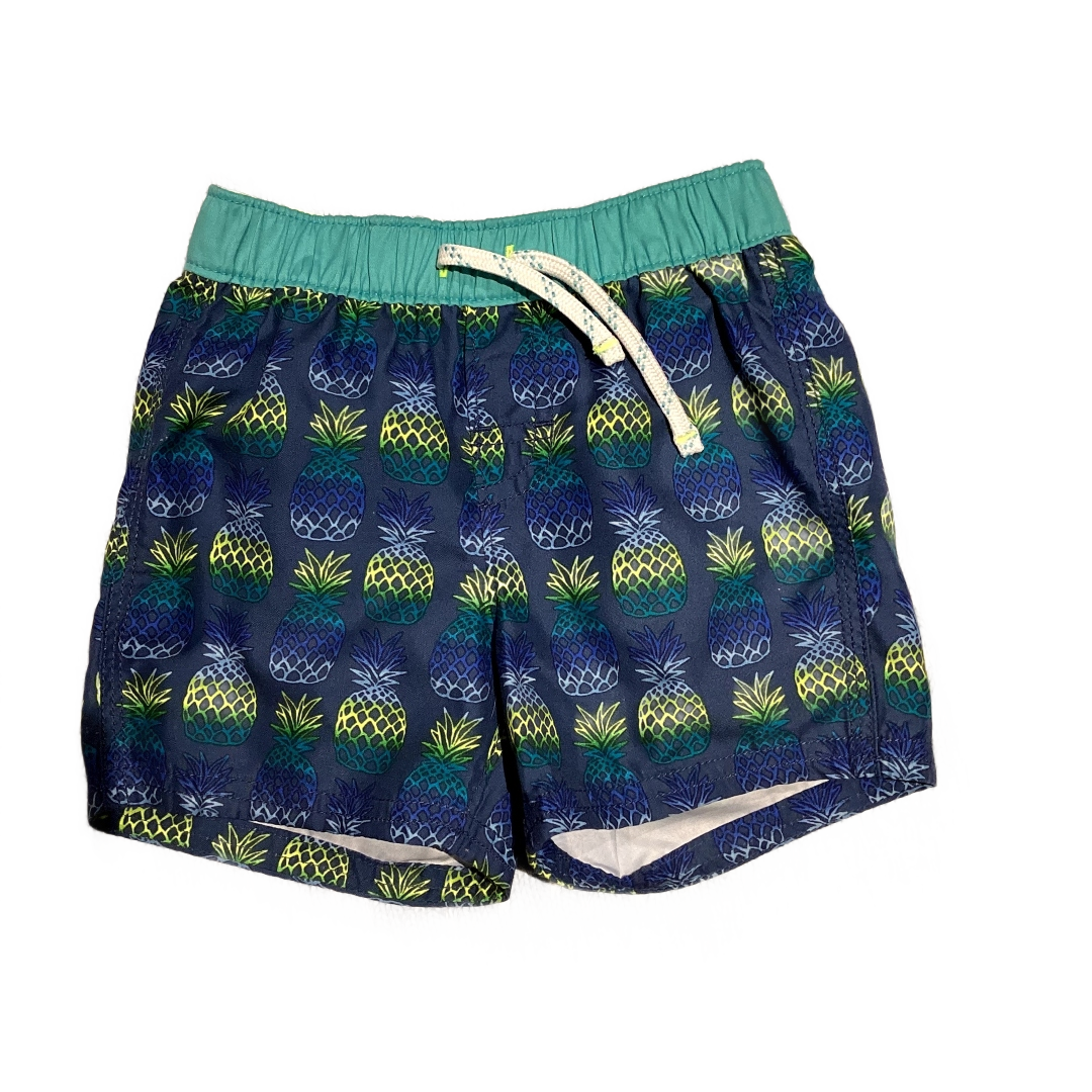 12-18 Boys Baby Gap Blue Trunks w/Pineapples