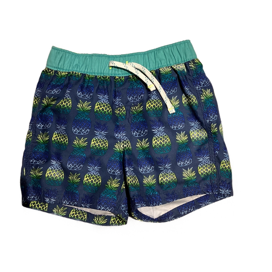 12-18 Boys Baby Gap Blue Trunks w/Pineapples