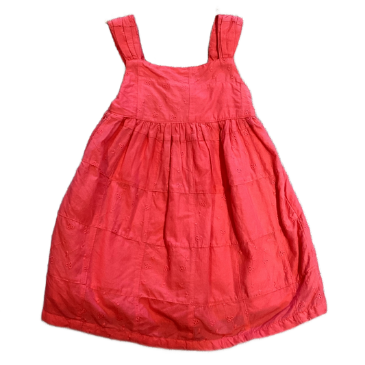 6-12 Girls Old Navy Pink Eyelet Patterned Dress