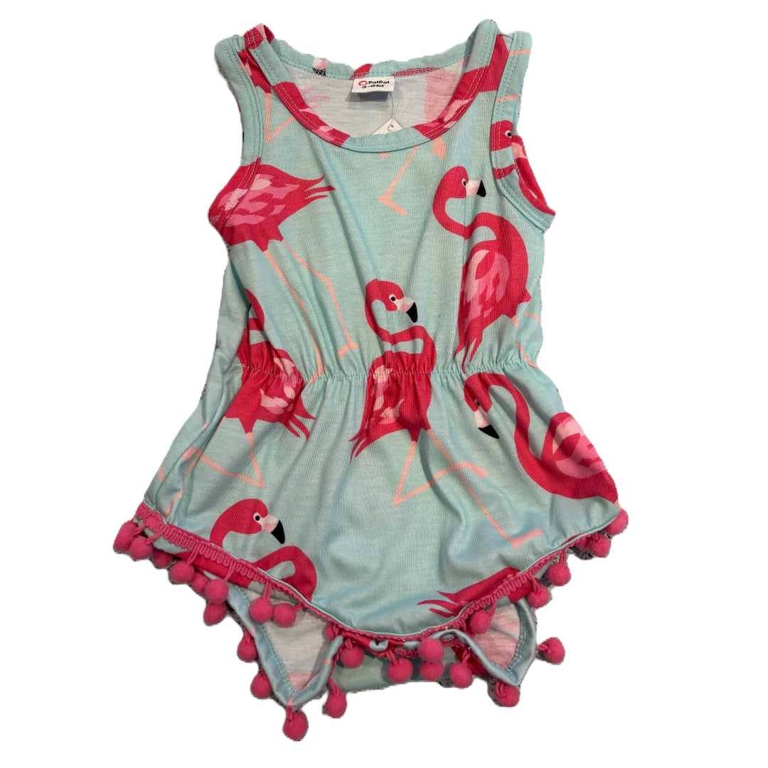 3-6 Girls PatPat Flamingo Romper