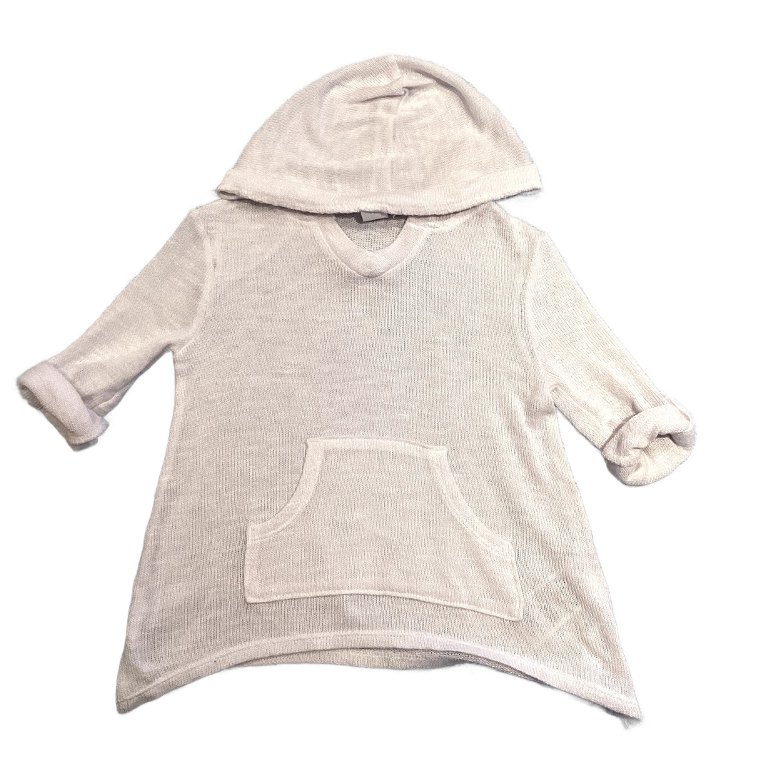 2T Girls Old Navy White Lightweight Hoodie/Cover Up
