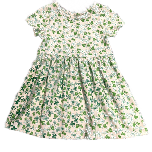 2T Girls Cat & Jack Green Floral Dress